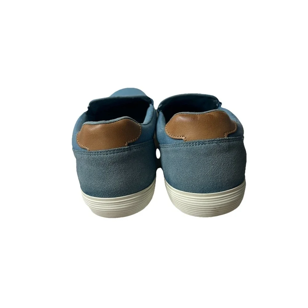 Lacoste Jouer‎ Slip On Blue Canvas Sneakers Mens 12 Coastal Minimalist Preppy